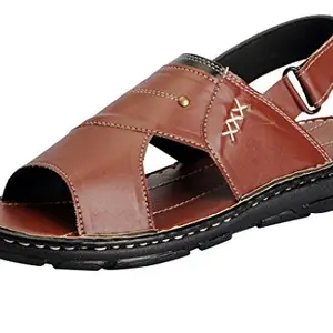 FAUSTO 3353 BROWN-41 Sandals
