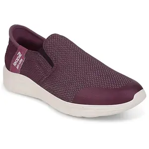 Liberty Leap7x EZZAR-L1 Sports Non Lacing Walking Shoes for Women with EVA Sole | Suitable for Running and Jogging | Comfortable Outsole | Lightweight Durable and Cushioned Footbed (Purple 39EU)