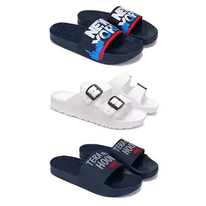 Men's Sandals | Lightweight Wear| Stylish & Easy to Wear For Men's PCV-SAN-(3-COMBO)-1587-3113-1588-7