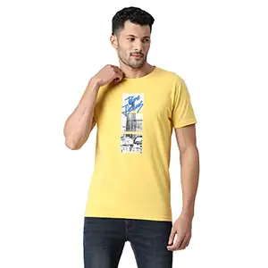 Pepe Jeans Men's Slim Fit Graphic Printed T-Shirts