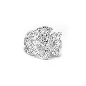 TOUCH925 Sterling Silver Kairo Pure Timeless SophisticationRing for Women | Gift for Womens Wife Girls | stylish finger rings Size-6