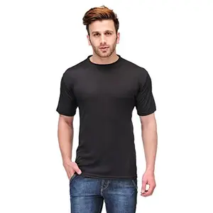 Friskers Round Neck T-Shirt Black