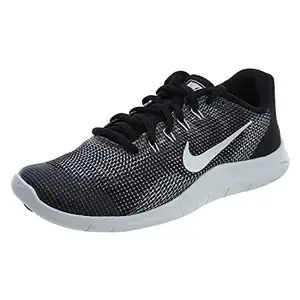 Nike Girls Flex 2018 RN (GS) Black/White Running Shoe - 4.5 UK (6.5 US) (00-5ZZDWZFE-NF)