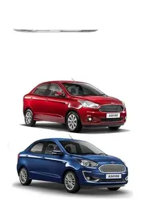 AUTOSMARTLOOK® Chrome Trunk Garnish for Car | Dicky Trim Rear Boot Patti Upper Compatible with Ford Figo Aspire (2016 - Present) Type - 1 & 2