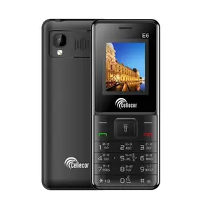 CELLECOR E6 Dual Sim Feature Phone 2750 mAH Battery with Vibration, Torch Light, Wireless FM and Rear Camera (1.8" Display, Black) price in India.