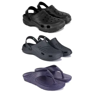 Men's Sandals | Lightweight Wear| Stylish & Easy to Wear For Men's GPT-SAN-(3-COMBO)-3123-3146-3153-7