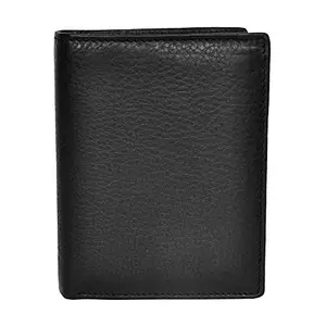 Amin 100% Genuine Leather Black Men's Wallet