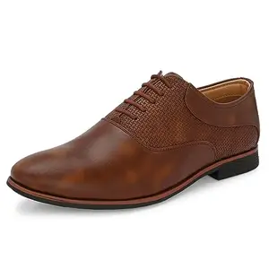 Centrino Formal Shoe for Men | Lace-Up Derby for Business & Casual Wear | Stylish Design with Comfortable Fit Craftsmanship for All-Day Support 64056-3_Tan_10