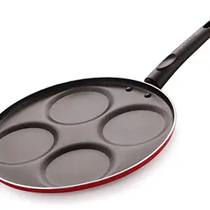 Nirlon Non Stick Aluminium Mini Pancake/Uttapam Tawa Pan 26.5cm [New_26mm_Classic_UP4]