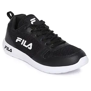 FILA Mens Blk/Wht Running Shoes 11010709 7, Multi - 7 UK