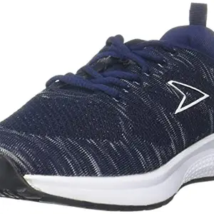 Power Mens KPU Knitted Blue Casual Shoes - 8 UK (8399271)