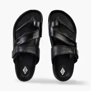 Lee Cooper Men's Leather Strappy Toe-Ring Sandals