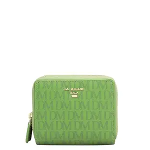 Da Milano Mini Leather Wallet for Women - Green