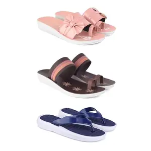 Women's Comfortable Sandal,Casual Lightweight Sandal for Everyday Wear | CL-(COMBO-3)-1988-1990-1859-7-EURO-38