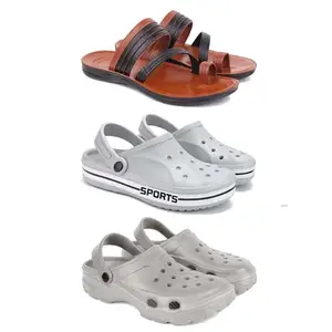 DRACKFOOT Men's Sandals | Lightweight Wear| Stylish & Easy to Wear For Men's GR-SAN-(3-COMBO)-3151-3067-3124-7