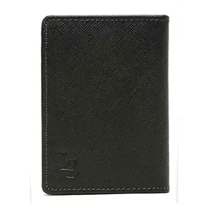 LOUIS STITCH Safiano Leather Grey Wallet for Men | RFID Blocking Wallet with ID Card Holder, 1 Cash Compartment, 2 Card Slots | Slim Purse for Men (WL-SF-CHGY)