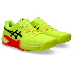 ASICS Mens Gel-Resolution 9 Paris Safety Yellow/Black Tennis Shoes - 7 UK (1041A459.750)