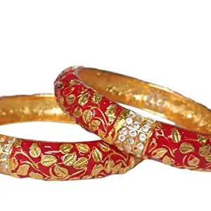 V FASHION JEWELLERY Fancy Traditional Stylish Bangle set for Women And Girls for Wedding Party and Dailywear