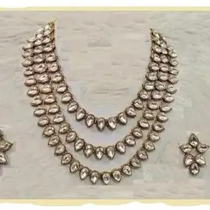 Womens Stones Jewellery Sets Fancy Necklace Set