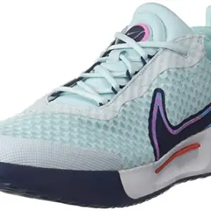 Nike Mens M Zoom Court PRO HC Glacier Blue/Midnight Navy-COPA-White Running Shoe - 8 UK (DH0618-400)