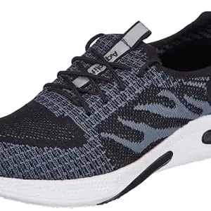 Aqualite Men Rider Shoes, D.Grey/Black, 7 UK/India