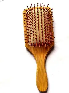 Riddhi Wooden Paddle Hair Brush, Pack of 2, for Hair Growth and Frizz Control, Suitable for Men and Women