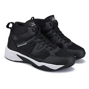 Bersache Premium Sports,Gym, Trending, Stylish Running Shoes for Men (Black)
