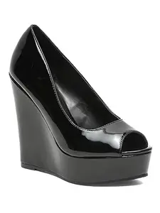 Flat n Heels BK Pumps FnH BP51A-BK