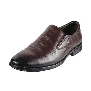 Metro Men's Brown Formal Stylish Moccasin Shoes UK/8 EU/42 (19-6615)
