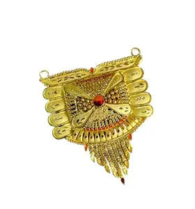 Gold Plated Mangalsutra for women stylish new Golden Vati Tanmaniya Pendant Traditional