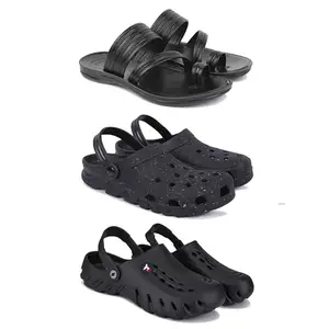DRACKFOOT Men's Sandals | Lightweight Wear| Stylish & Easy to Wear For Men'S GRT-SAN-(COMBO-3)-3152-3058-3144-10