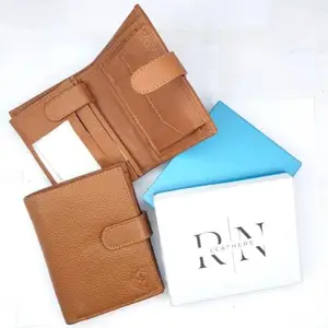 RN LEATHERS bi Folder PDM Leather Wallet with multipal windo Card Slots and a Coin Wallet Hight qualitiy Wallet Better for Long Term use 3 Money compartments