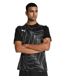 Puma Men's Graphic Print Regular Fit T-Shirt (658984_Black