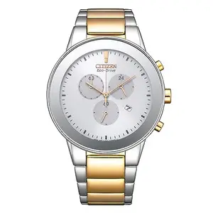 CITIZEN Stainless Steel Analog White Dial Men Watch-At2244-84A, Multi-Color Band