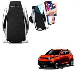 Kozdiko Car Wireless Car Charger with Infrared Sensor Smart Phone Holder Charger 10W Car Sensor Wireless for Mahindra KUV 100