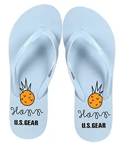 US Gear Women's Light Blue Flip-Flops-8 UK (41 EU) (UWFGH 6004)