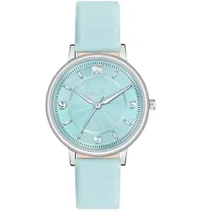 Acnos 6 Colors Dial Leather Strap Quartz Analog Watch for Women – Classic & Stylish