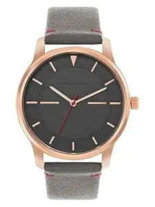 French Connection Caesar Grey Round Analog Watch for Men - FCN00053D