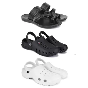 DRACKFOOT Men's Sandals | Lightweight Wear| Stylish & Easy to Wear For Men'sGRT-SAN-(3-COMBO)-3152-3144-3122-6