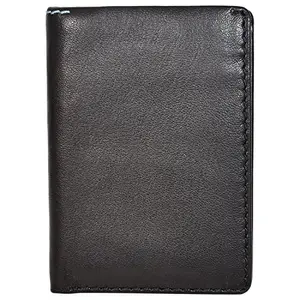 Leatherman Fashion LMN Genuine Leather Men Black Size Small Note Case TP810(2 cc Card Slots)