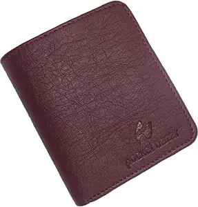 pocket bazar PACKET BAZAR Men's Brown Artificial Leather Wallet (5 Card Slots)