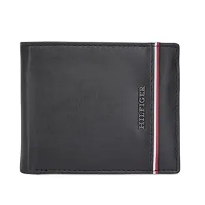 Tommy Hilfiger Calhoun Men Multicard Coin Wallet - Black, No. of Card Slot - 6