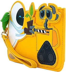LOUNGEFLY PIXAR WALL-E AND EVE BOOT PLANT FLAP WALLET