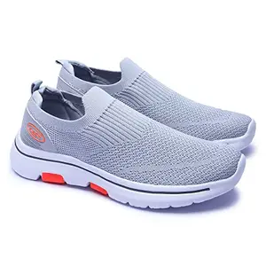 Lancer Mens THUNDER-20 Grey Running Shoe - 7 UK (THUNDER-20LGR-ORG-7)