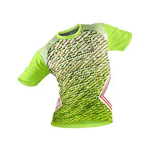 Buy JJ TEES Polyester Half Sleeve Jersey with Round Collar and