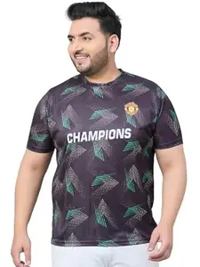 AUSTIVO Men's Graphic Active Wear T_Shirt7079A_7XL Multicolour