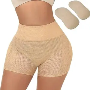 MISSMARRY Women's High Waist Shapewear Shorts Tummy Control Underwear Boyshorts Body Shaper (L, Skin)
