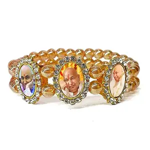 CraftsCart Guruji Bracelets | Always Blessing Guruji Swaroop Bracelet | Sukarana Bade mandir Guru ji Satsang Gifts