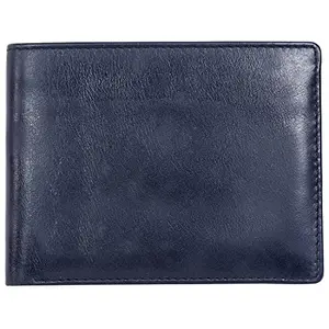 Leatherman Fashion LMN Genuine Leather Black Unisex Wallet 8 Slots