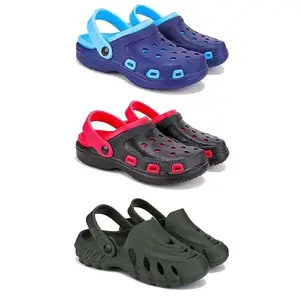 Lightweight Classic Clogs || Sandals with Slider for Men-Combo(3)-3019-3017-3137-7 Khaki(COMBO(3)-3019-3017-3137-7_BZ)